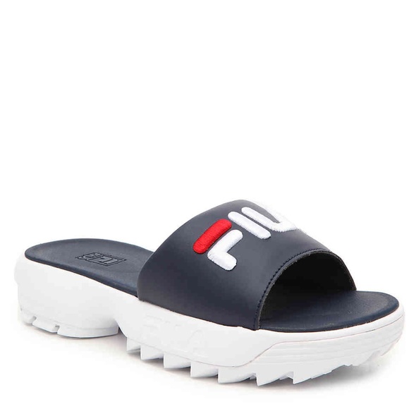 Fila Disruptor Bold Slide Sandals Women’s Shoes NWT Fila Disruptor Bold Slide Sandals Women’s Shoes NWT